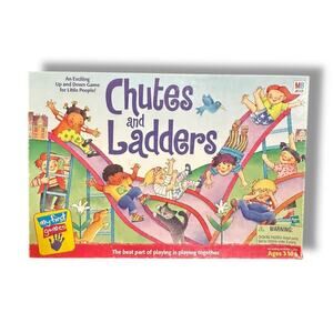 1999 Chutes and Ladders Milton Bradley Classic Children's Board Game